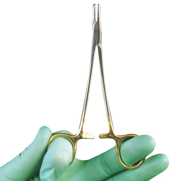 Nadelhalter nach Crile-Wood, 14 cm, einzeln steril, VPE: 25 Stk.