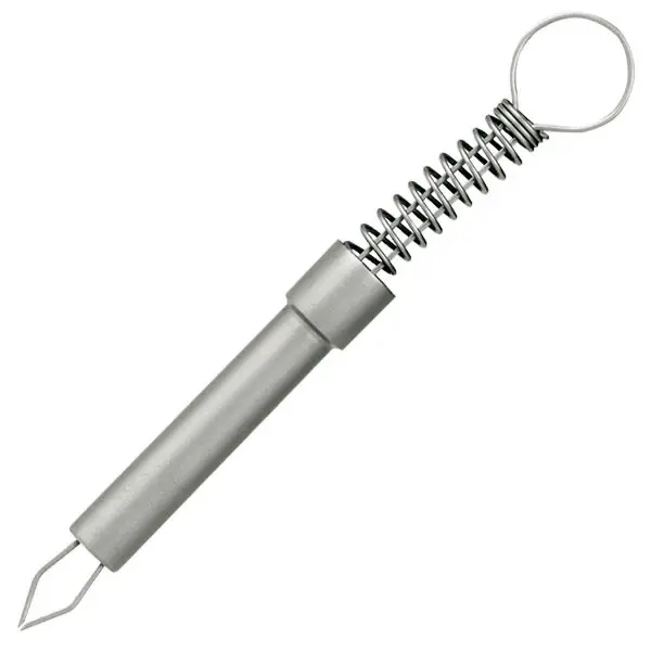 Zeckenzange aus Metall, mit Feder Zeckenzange aus Metall, mit Feder
