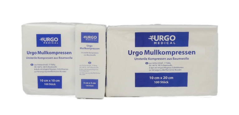Urgo Mullkompresse, unsteril Urgo Mullkompresse, unsteril