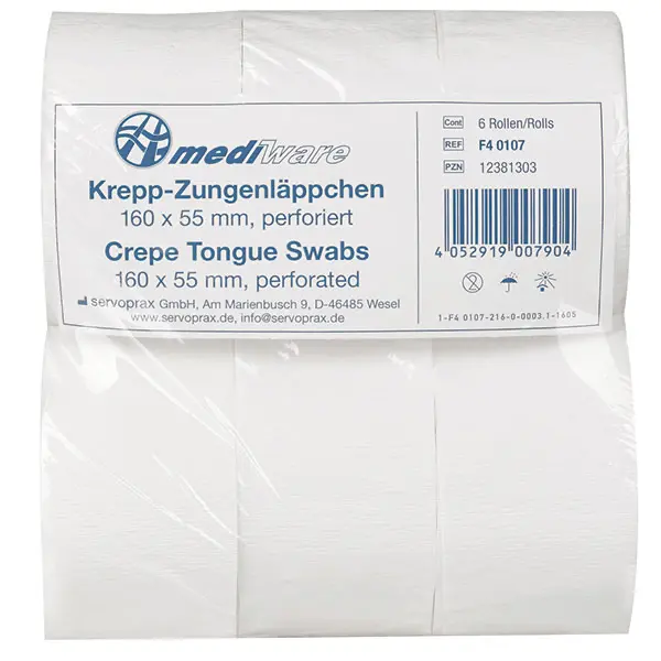 Krepp-Zungenläppchen Krepp-Zungenläppchen