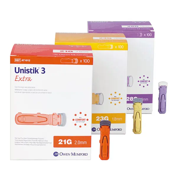 Unistik 3 Sicherheitslanzetten Unistik 3 Sicherheitslanzetten