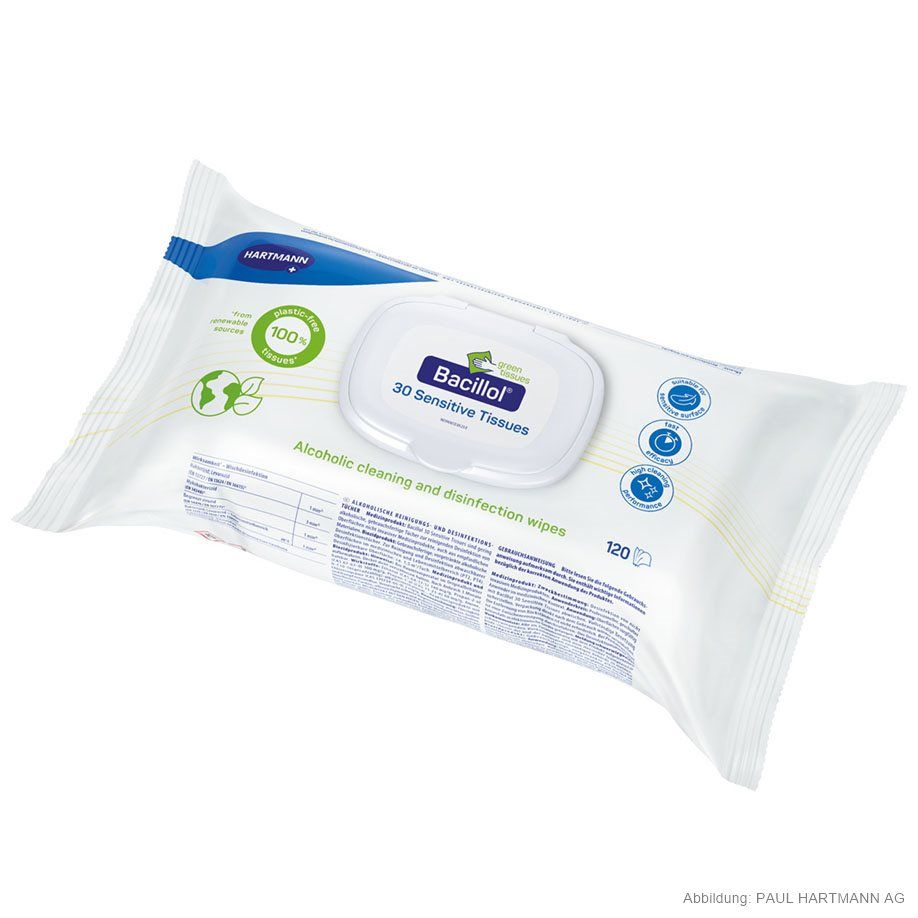 Bacillol 30 sensitive Green Tissues Bacillol 30 sensitive Green Tissues