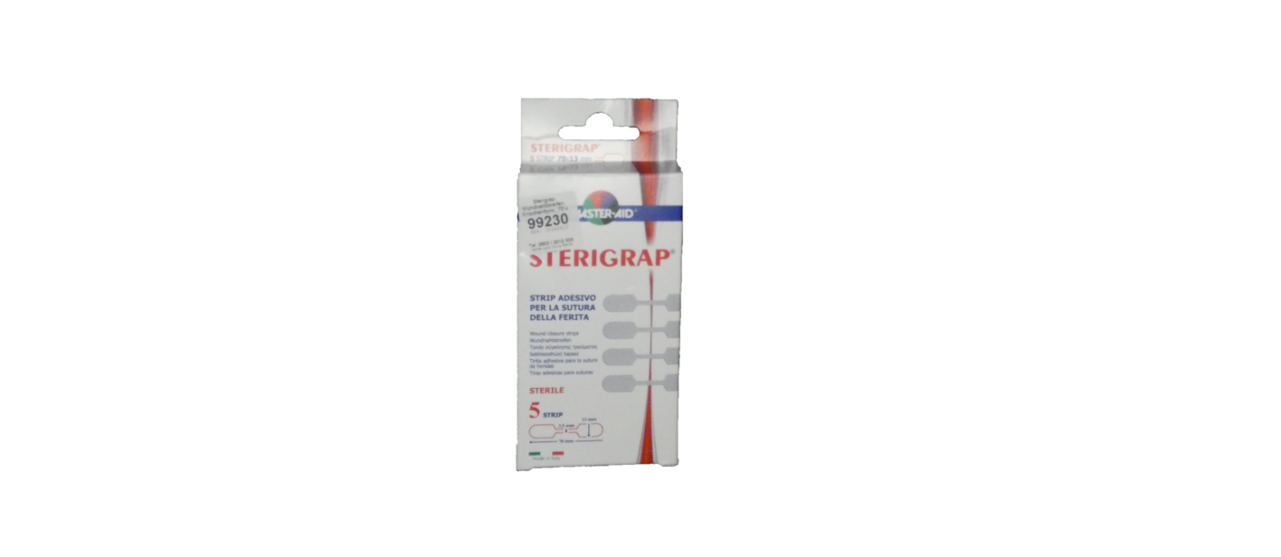 Sterigrap Wundnahtstreifen, Knochenform, 70 x 13 mm, VPE: 5 Stk.