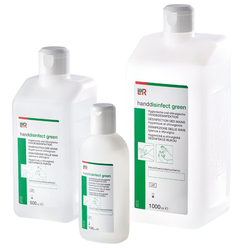 L & R Handdisinfect green