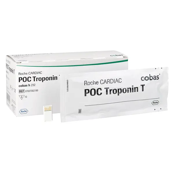 Cardiac POC Troponin T-Test, nur für Cobas H232-Gerät geeignet Cardiac POC Troponin T-Test, nur für Cobas H232-Gerät geeignet
