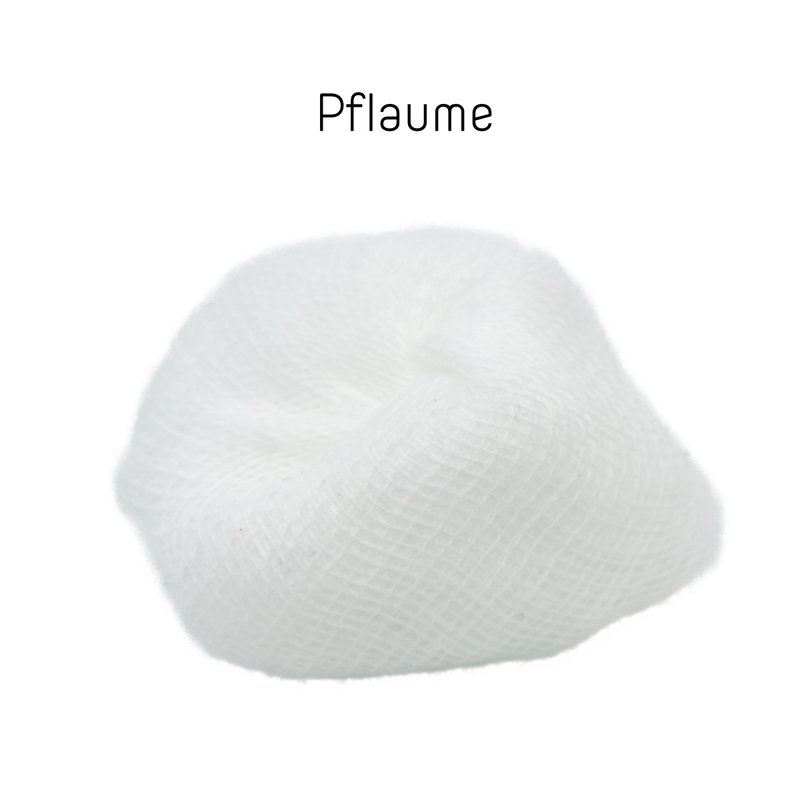 Schlinggazetupfer Pflaume