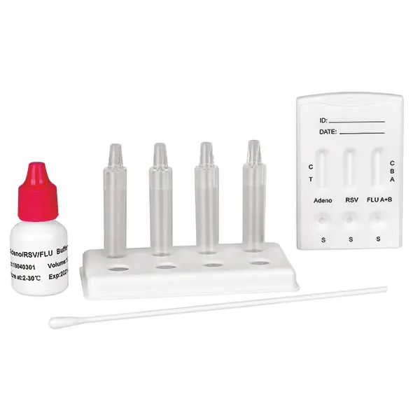 Cleartest Adenovrius / RSV / Influenza A+B Kombitest