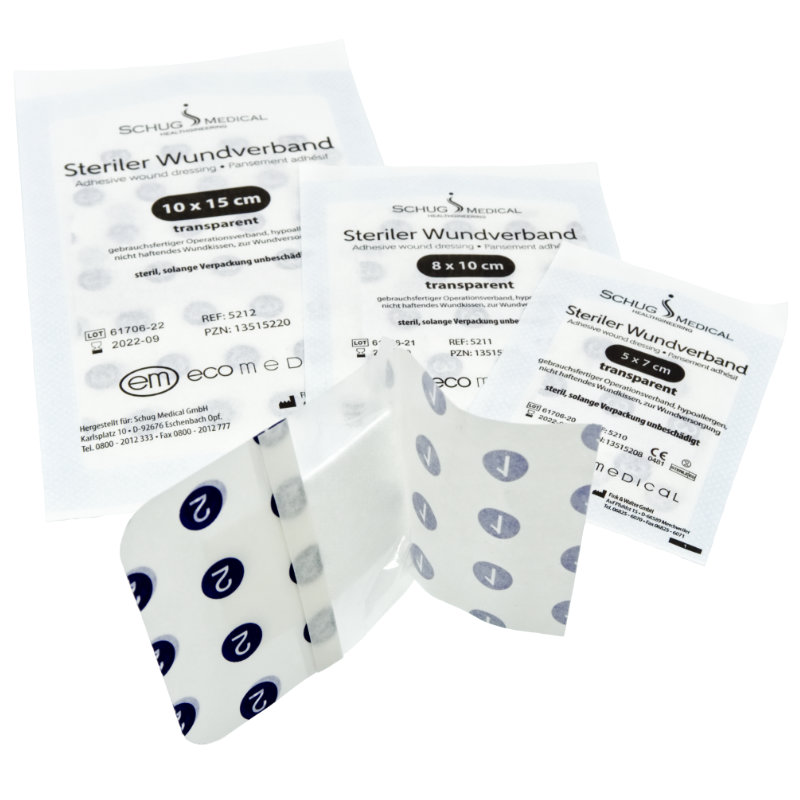 Steriles Wundpflaster transparent Steriles Wundpflaster transparent