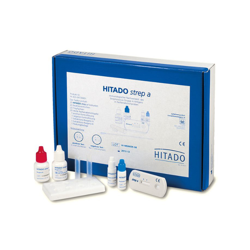 Hitado Strep A Kassettenschnelltest Hitado Strep A Kassettenschnelltest