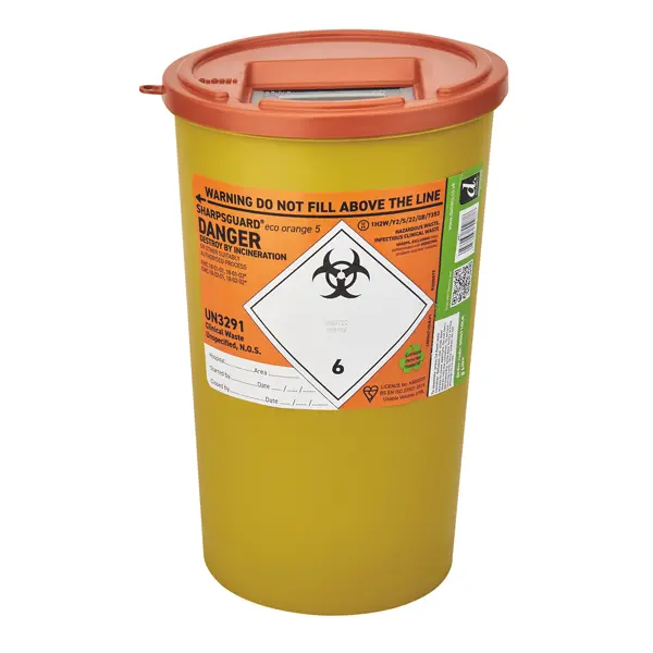 Sharpsguard Abfallcontainer, rund