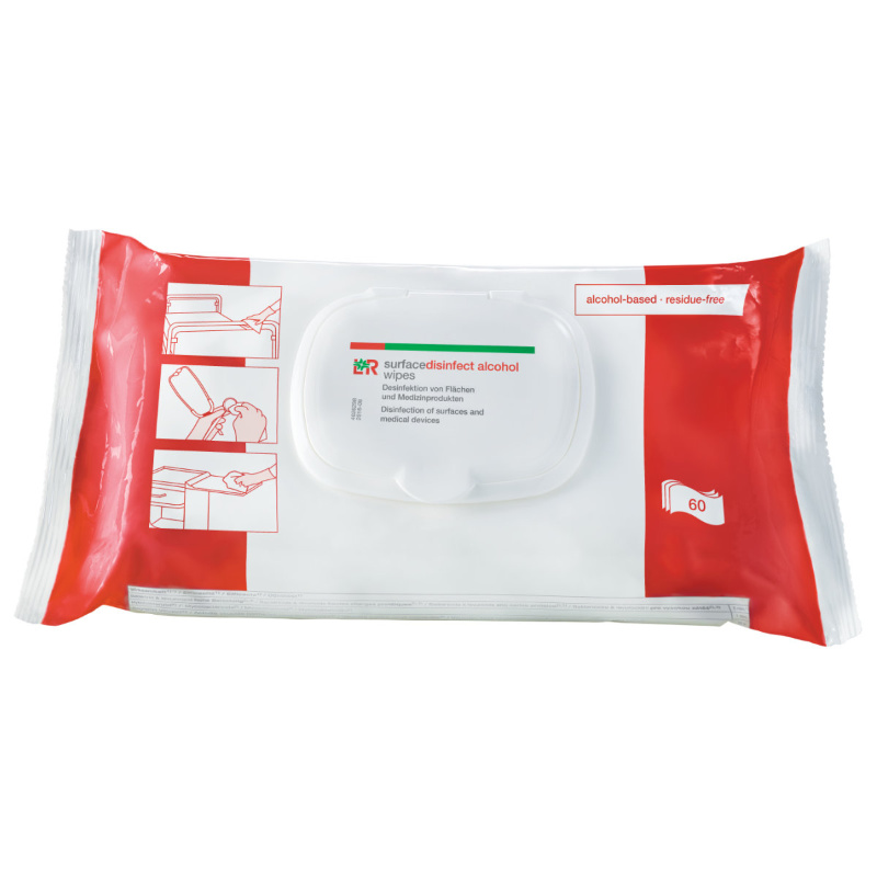L&R surfacedisinfect alcohol wipes