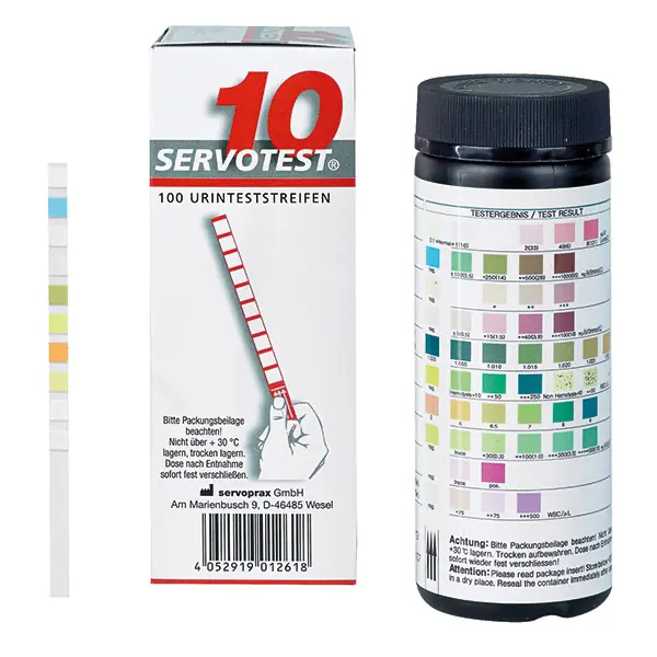 Servotest 10SG-Plus Urinteststreifen