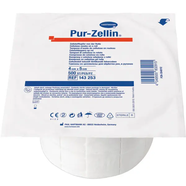 Pur-Zellin Zellstofftupfer auf Rolle Pur-Zellin Zellstofftupfer auf Rolle